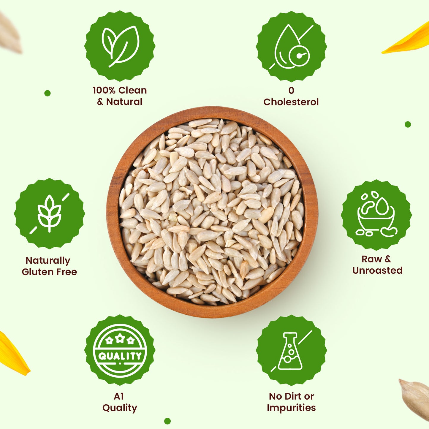 Organic Sunflower Seeds for Heart & Skin Health