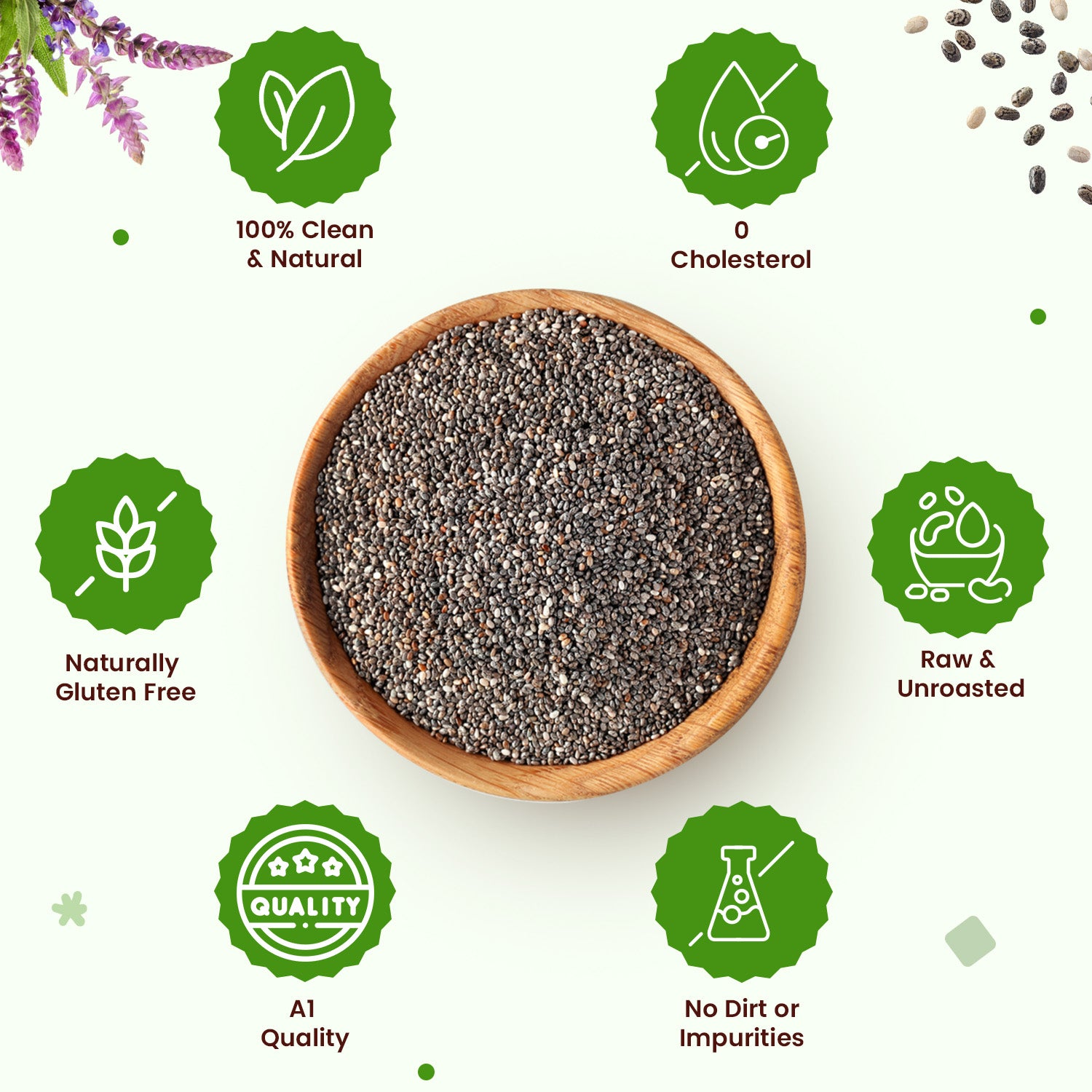 Organic Chia Seeds for Weight Loss & Boost Health
