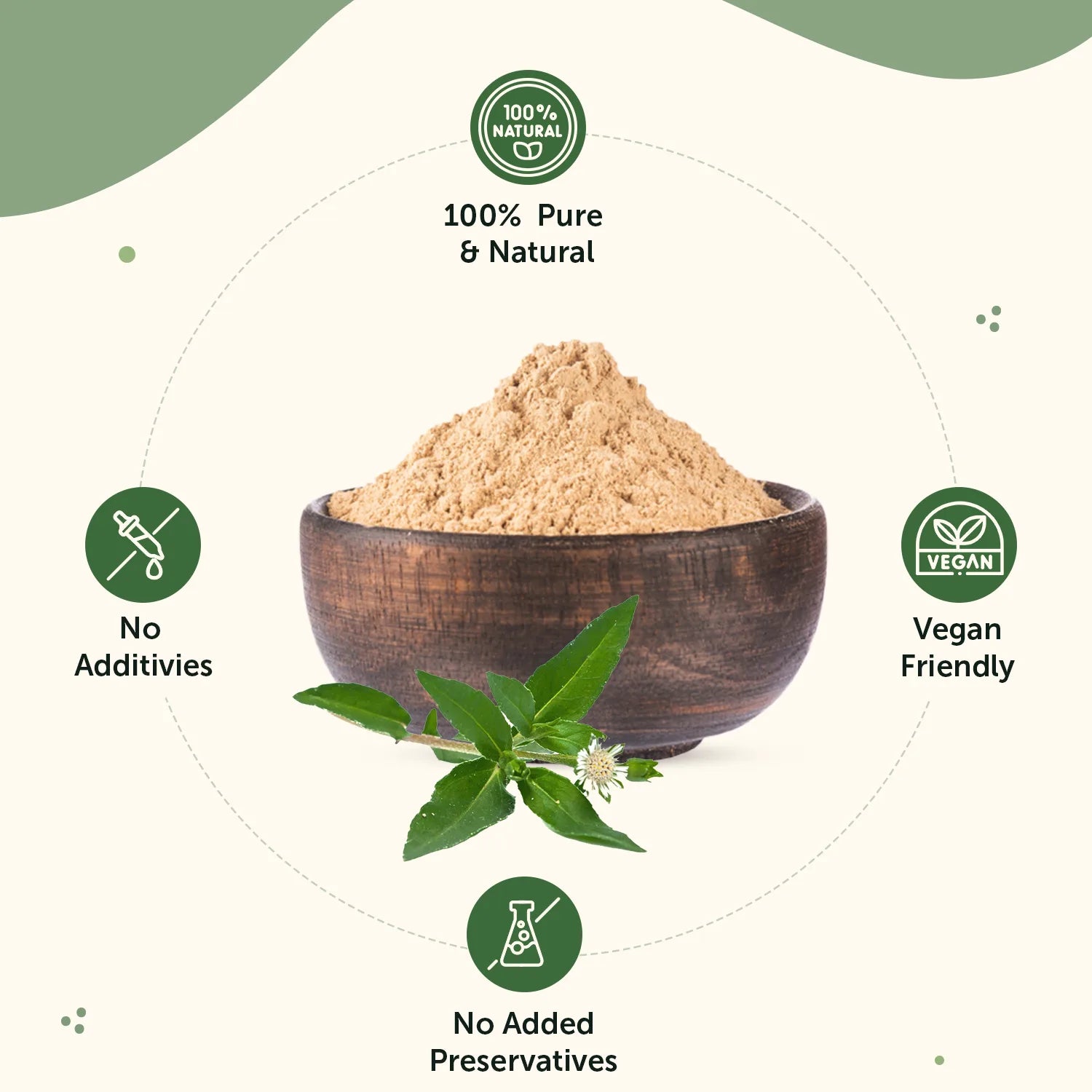 Bhringraj Powder for Skin & Hair Growth