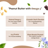 Offer Product Dark Chocolate Peanut Butter | Dark Chocolate Peanut Butter Creamy With the Power of Omega-3 and Rich Source of Protein Which Is Essential for Muscles Building