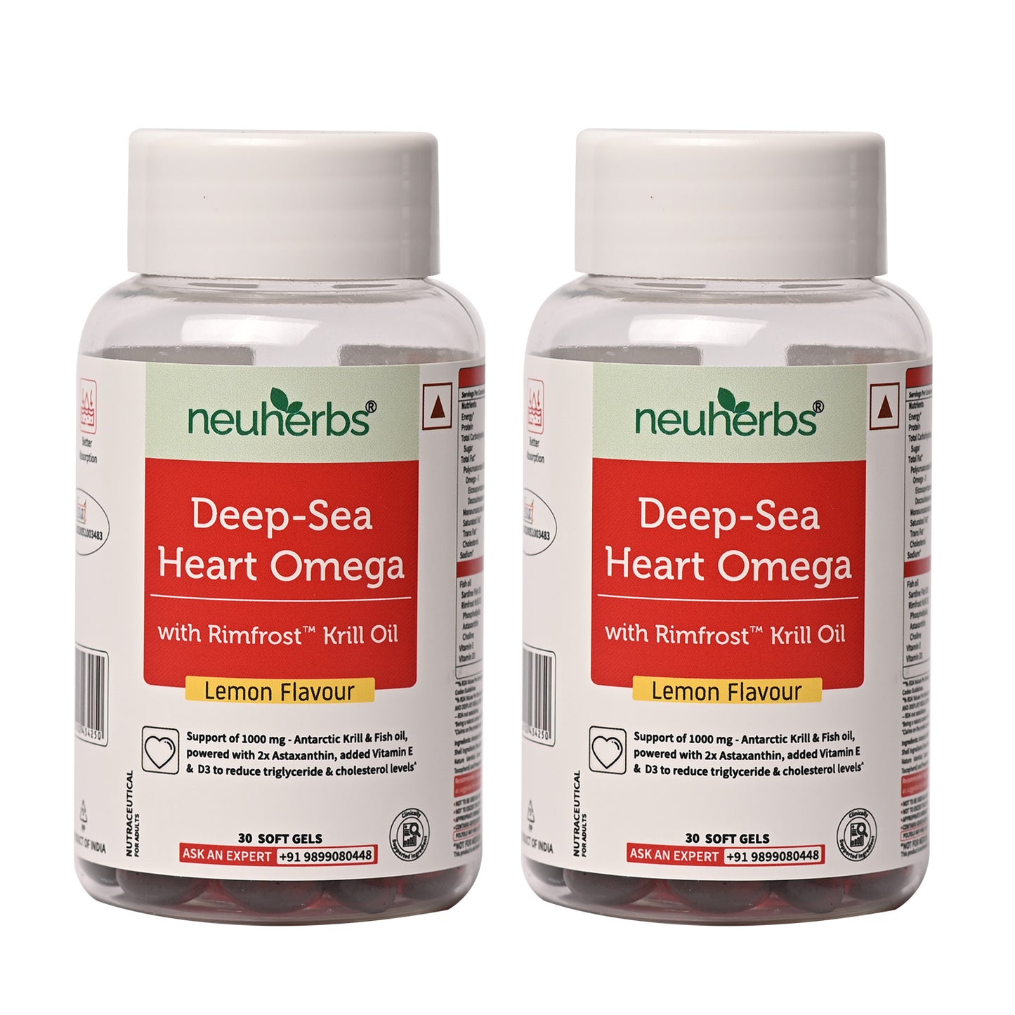 Deep-Sea Heart Omega With Rimfrost™ Krill Oil Capsules