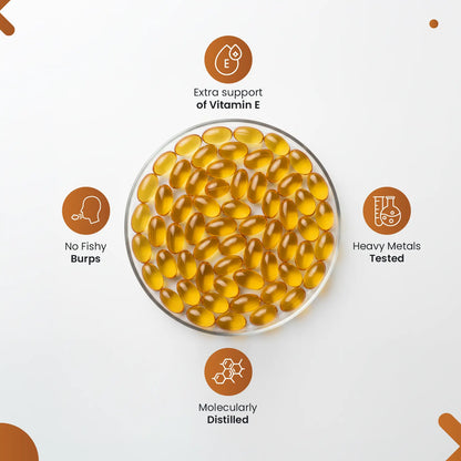 Deep Sea Cod Liver Oil Capsules for Heart & Brain