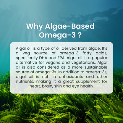 Neuherbs Deep-Sea Veg Omega | Algae Oil Capsules