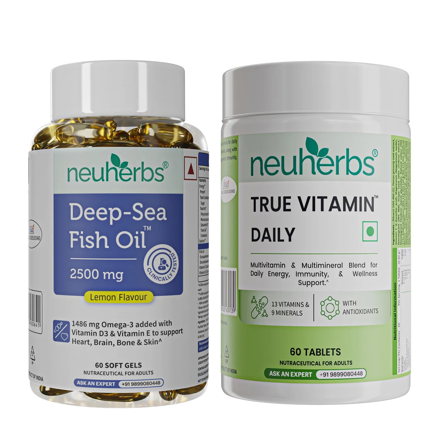 Strength Booster: Omega-3 Fish Oil and Multivitamin
