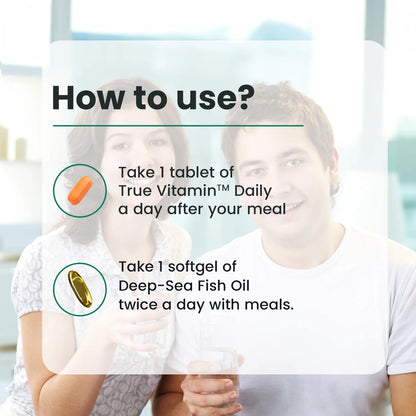 Strength Booster: Omega-3 Fish Oil and Multivitamin