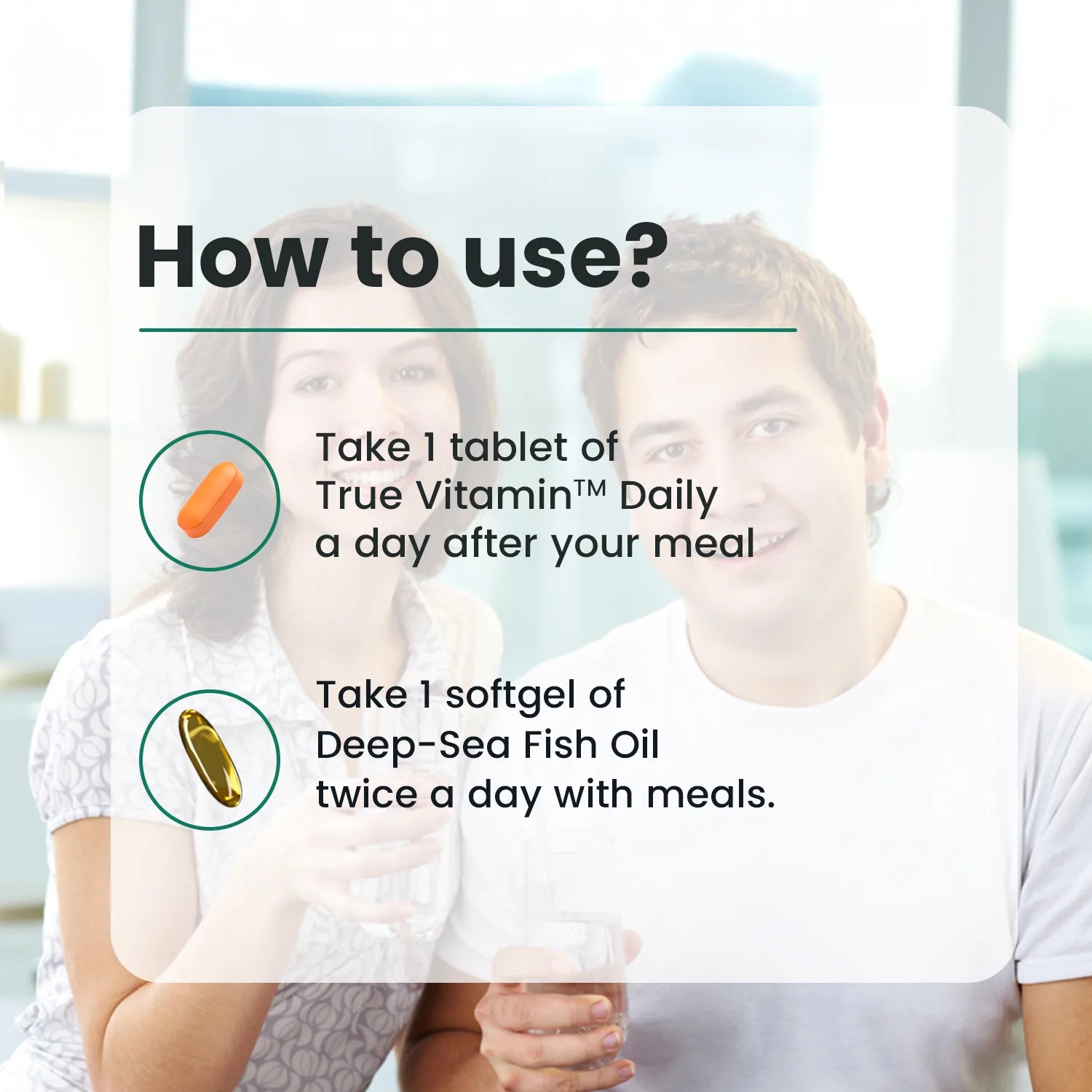 Deep Sea Fish Oil Capsules With Free True Vitamin Tablets image 4