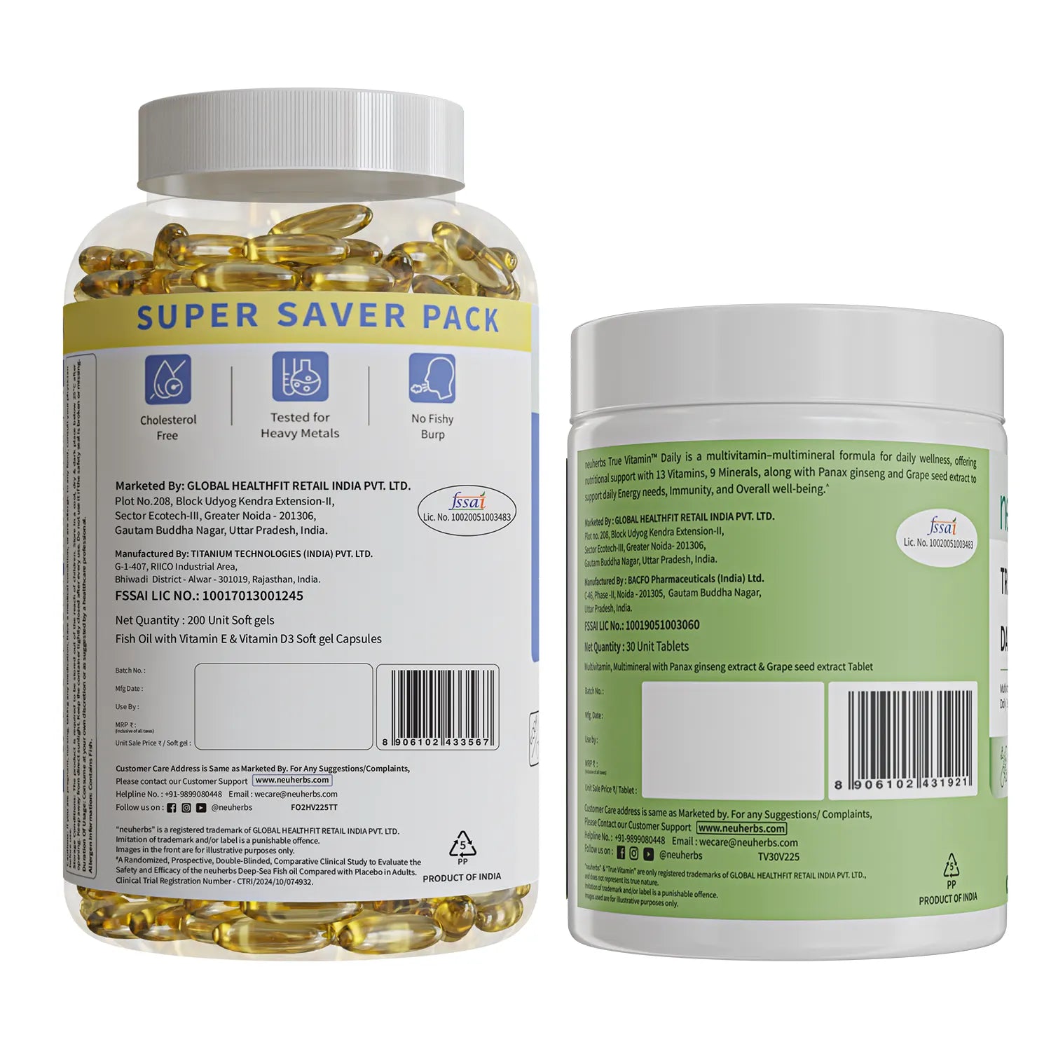 Deep Sea Fish Oil Capsules With Free True Vitamin Tablets image 5