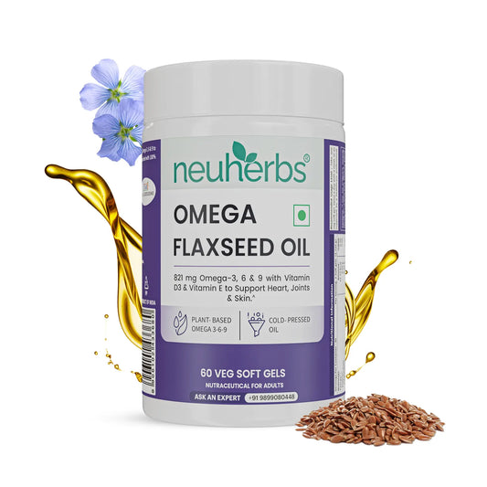 Neuherbs Omega Flaxseed Oil Capsules 1000mg
