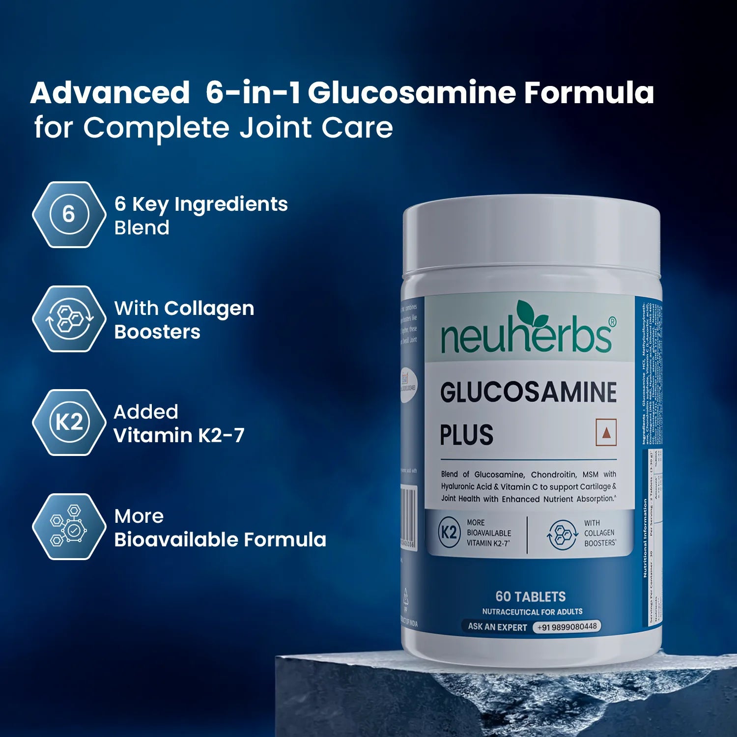 Neuherbs Glucosamine Plus Tablets
