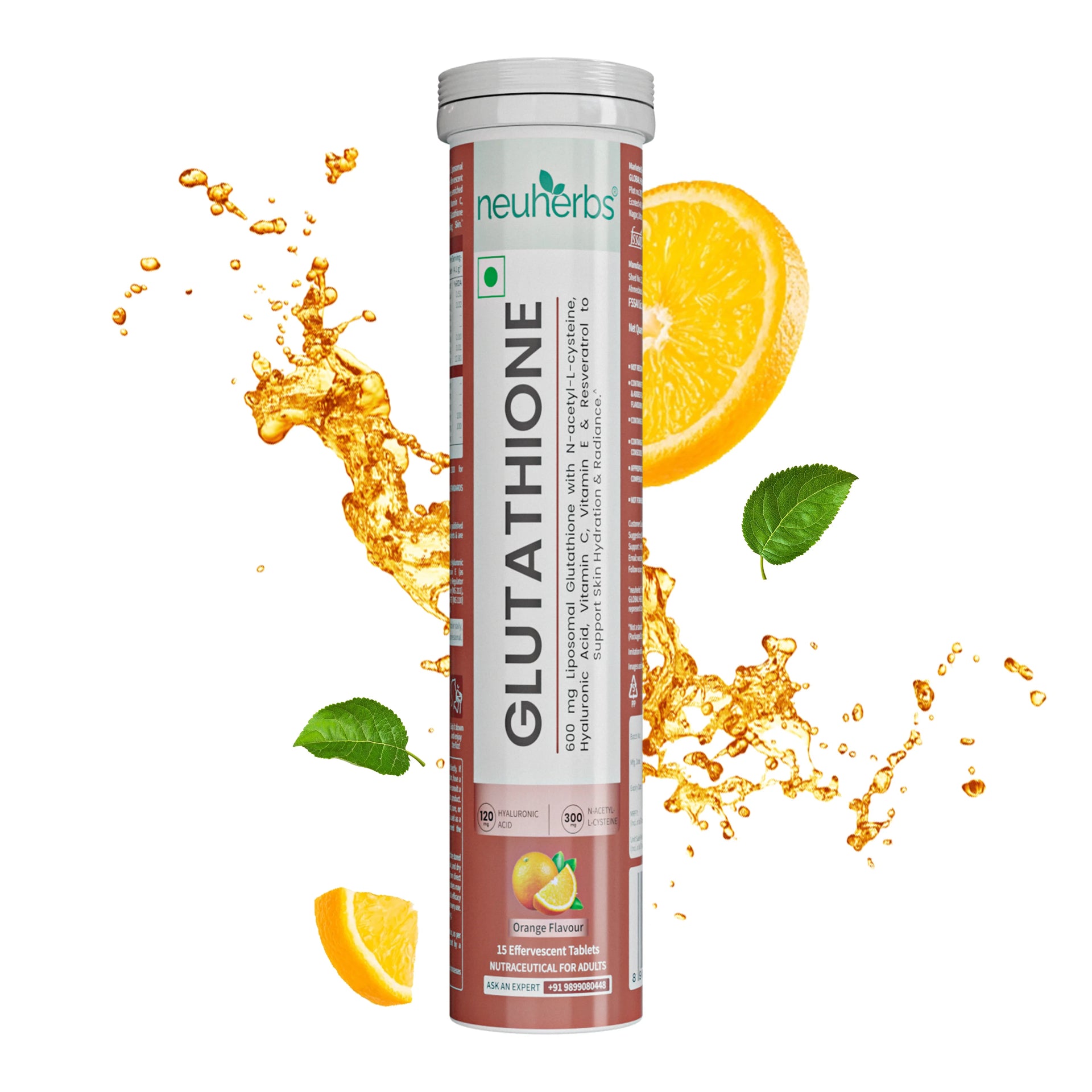Glutathione Effervescent Tablets For Glowing Skin image 1