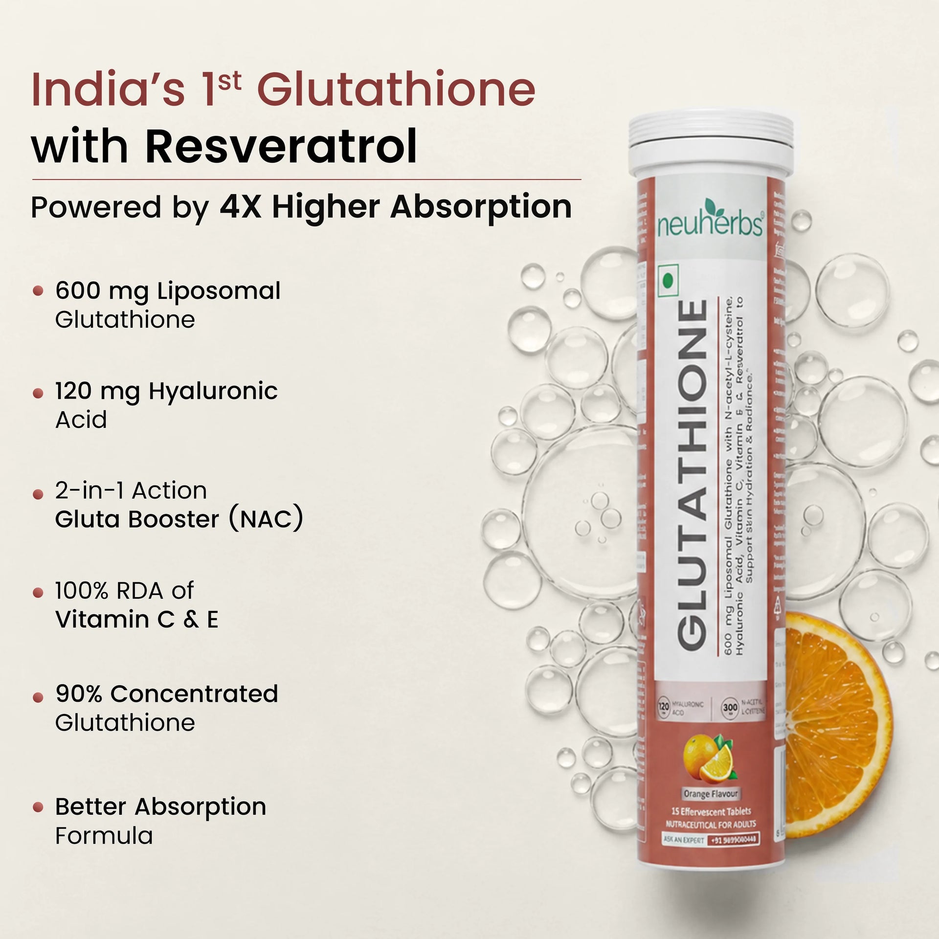 Glutathione Effervescent Tablets For Glowing Skin image 3