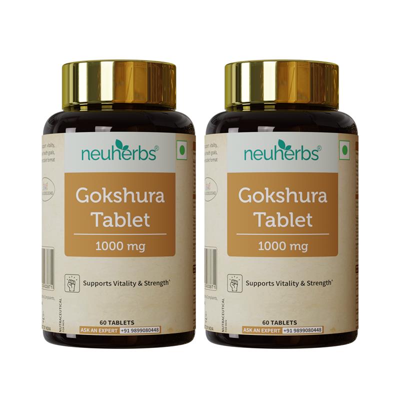 Ayurvedic Gokshura Tablet For Men Wellness - Improves Vitality & strength, Helps Boost Testosterone Levels