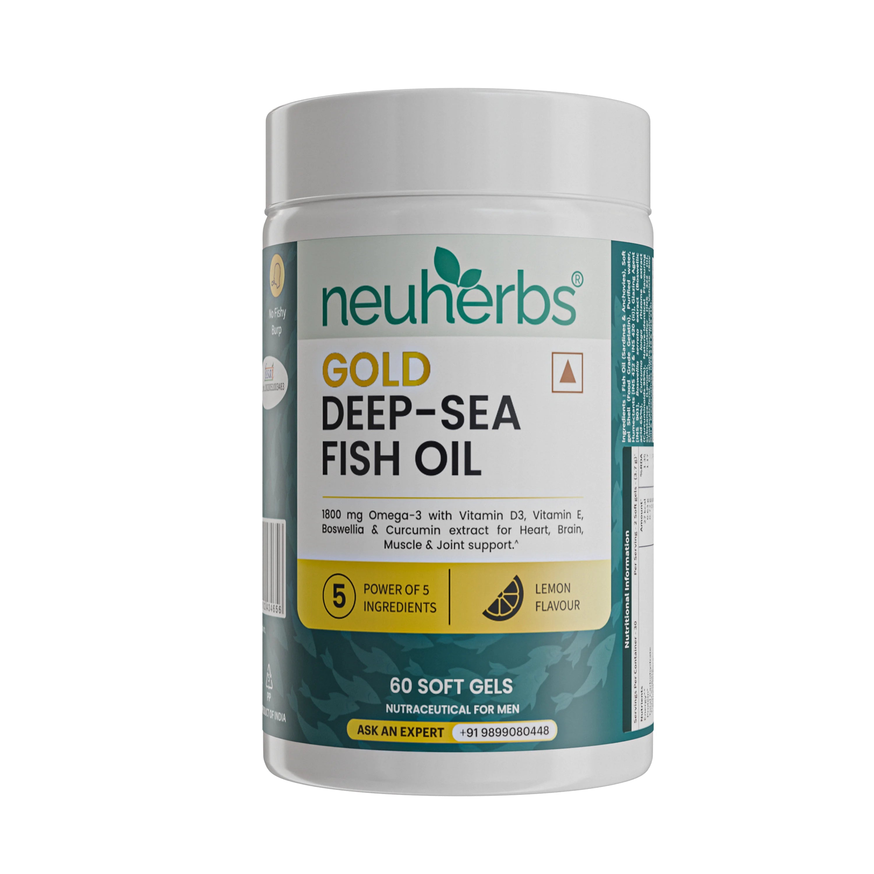 Gold Deep-Sea Fish Oil With Higher Strength Omega-3