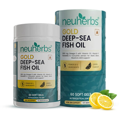 Gold Deep-Sea Fish Oil With Higher Strength Omega-3