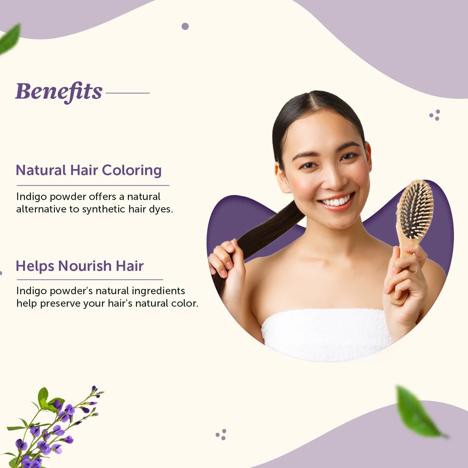 100% Natural Indigo Powder- Promote Natural Hair Colour image 3