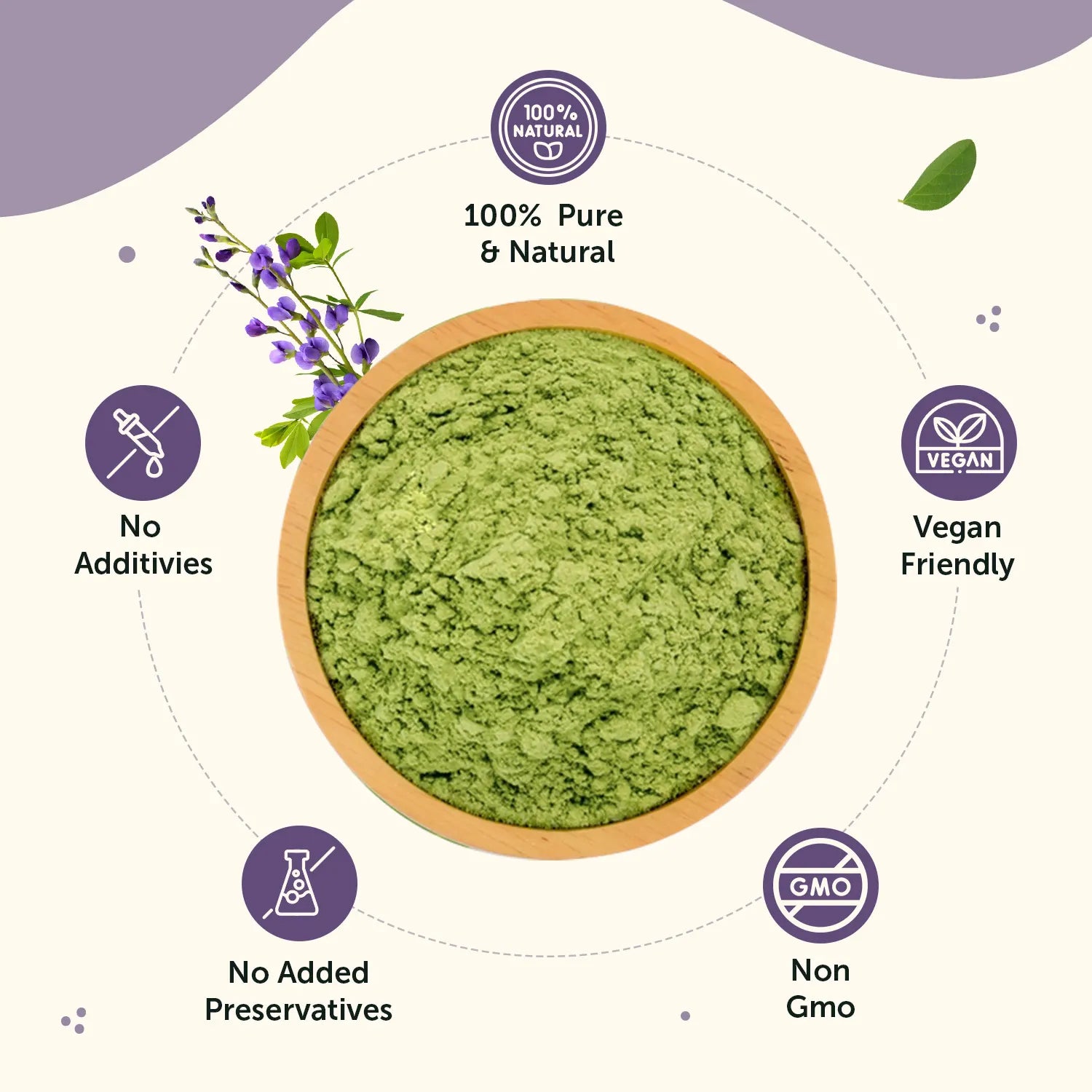 100% Natural Indigo Powder- Promote Natural Hair Colour image 4