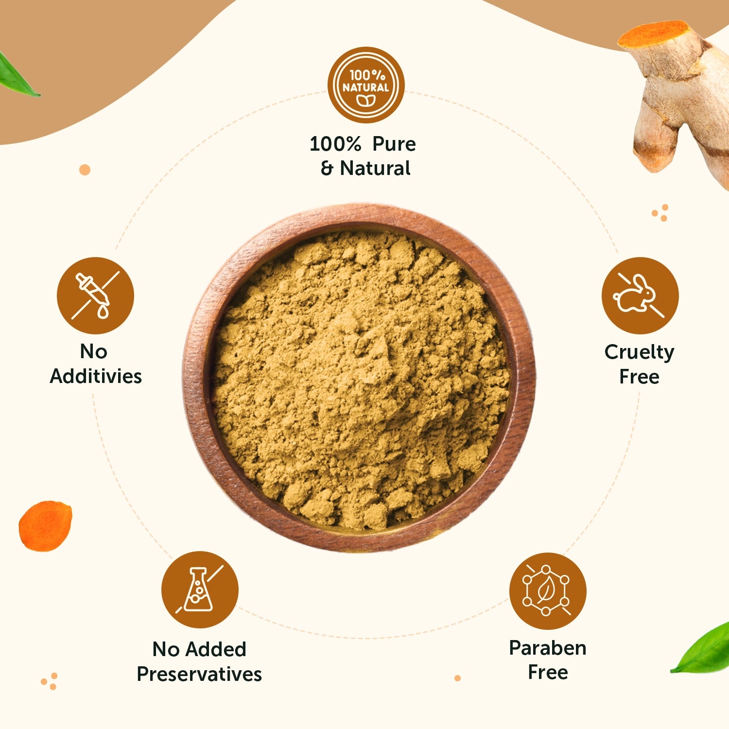 Kasturi Haldi Powder 100g – Natural Care for Glowing Skin