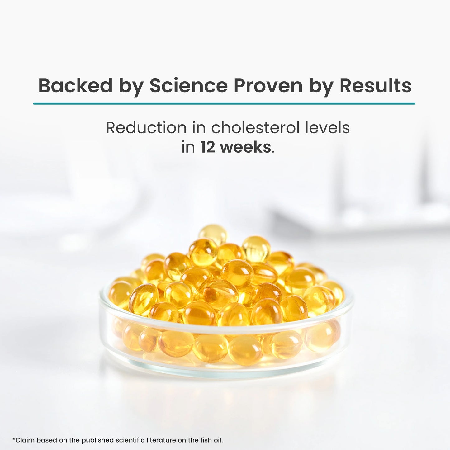 Small size fish oil capsules with Vitamin D3 and Vitamin E