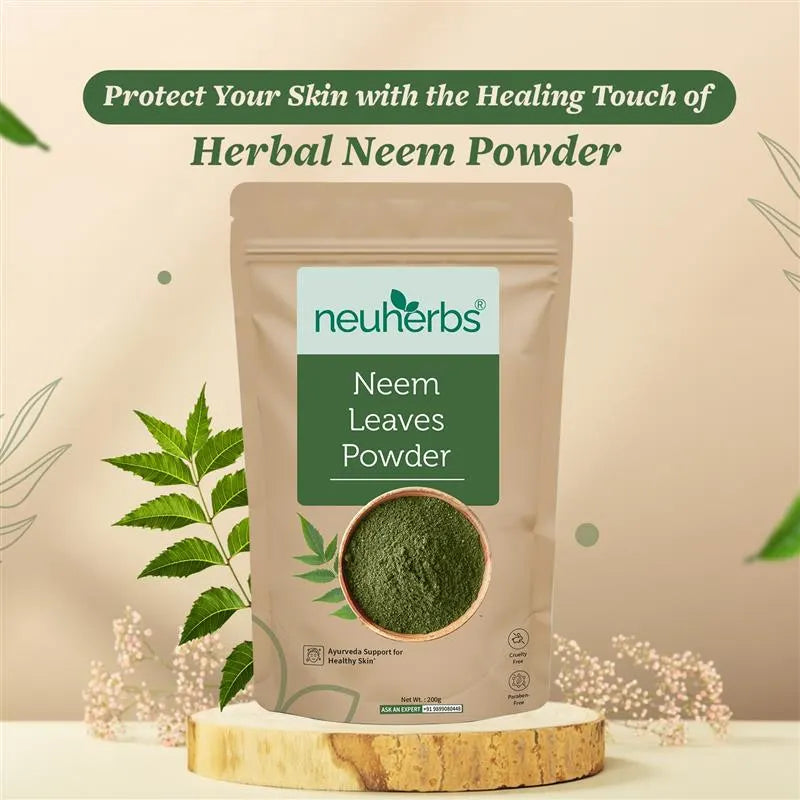 100% Natural Neem Leaves Powder - For Blemishes-Free Skin image 2