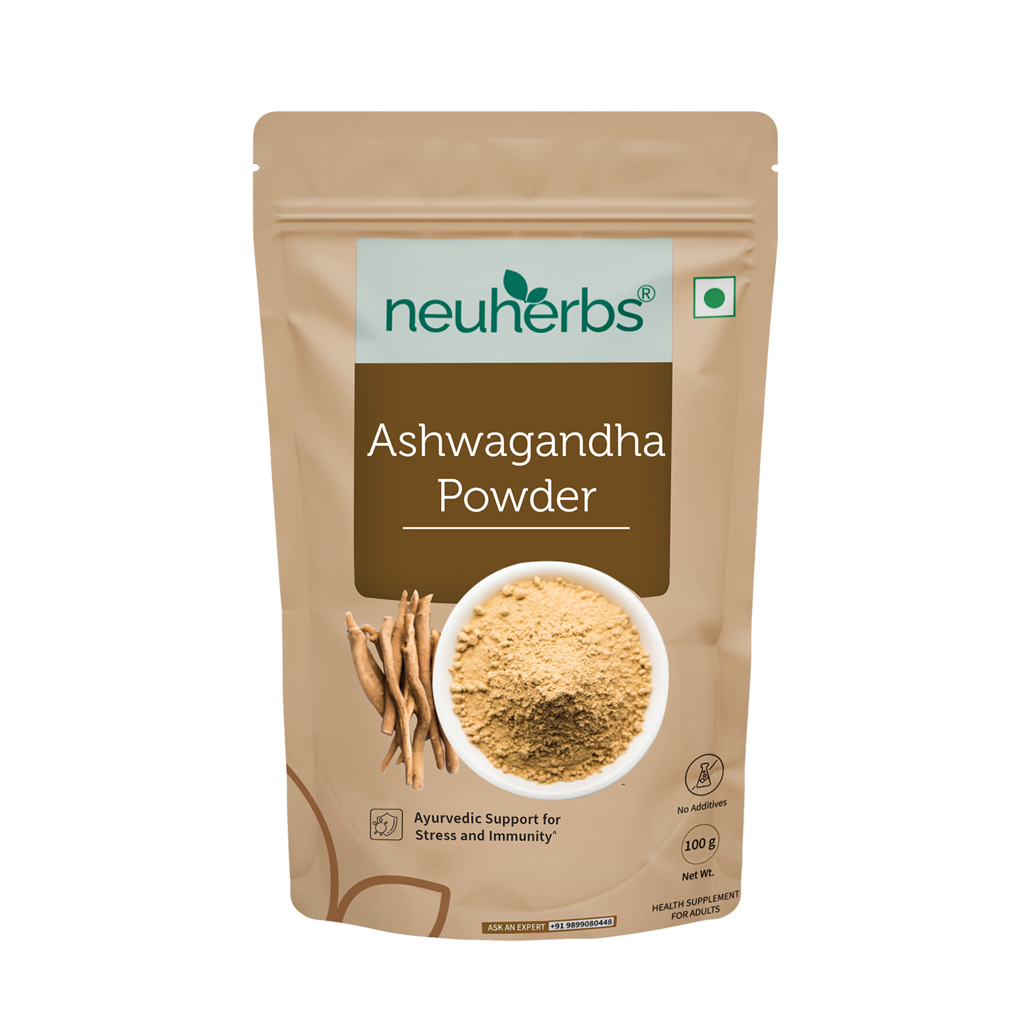 Organic Ashwagandha Powder - Boost Energy, Reduce Stress