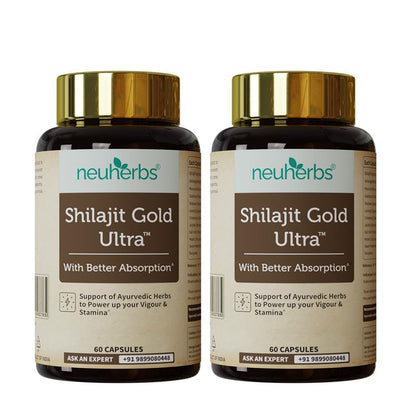 Shilajit Gold Ultra Capsules to Boost Men's Performance