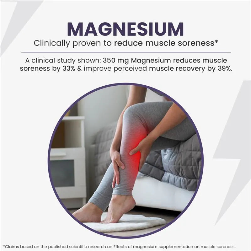 True Magnesium Tablets - Relax Muscles & Mind, Support Bones