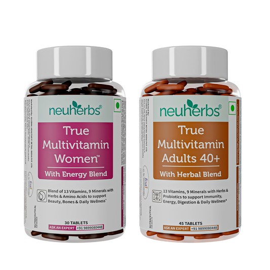 Neuherbs true multivitamin tablets for women & adults
