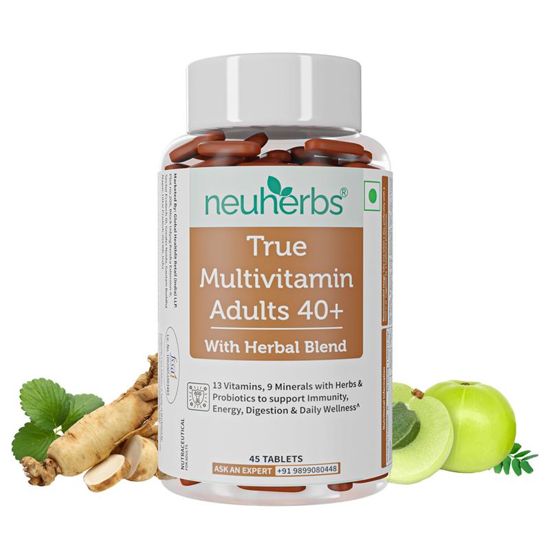 True Multivitamin Adult 40+ Tablets - Immunity, Energy, Digestion image 1
