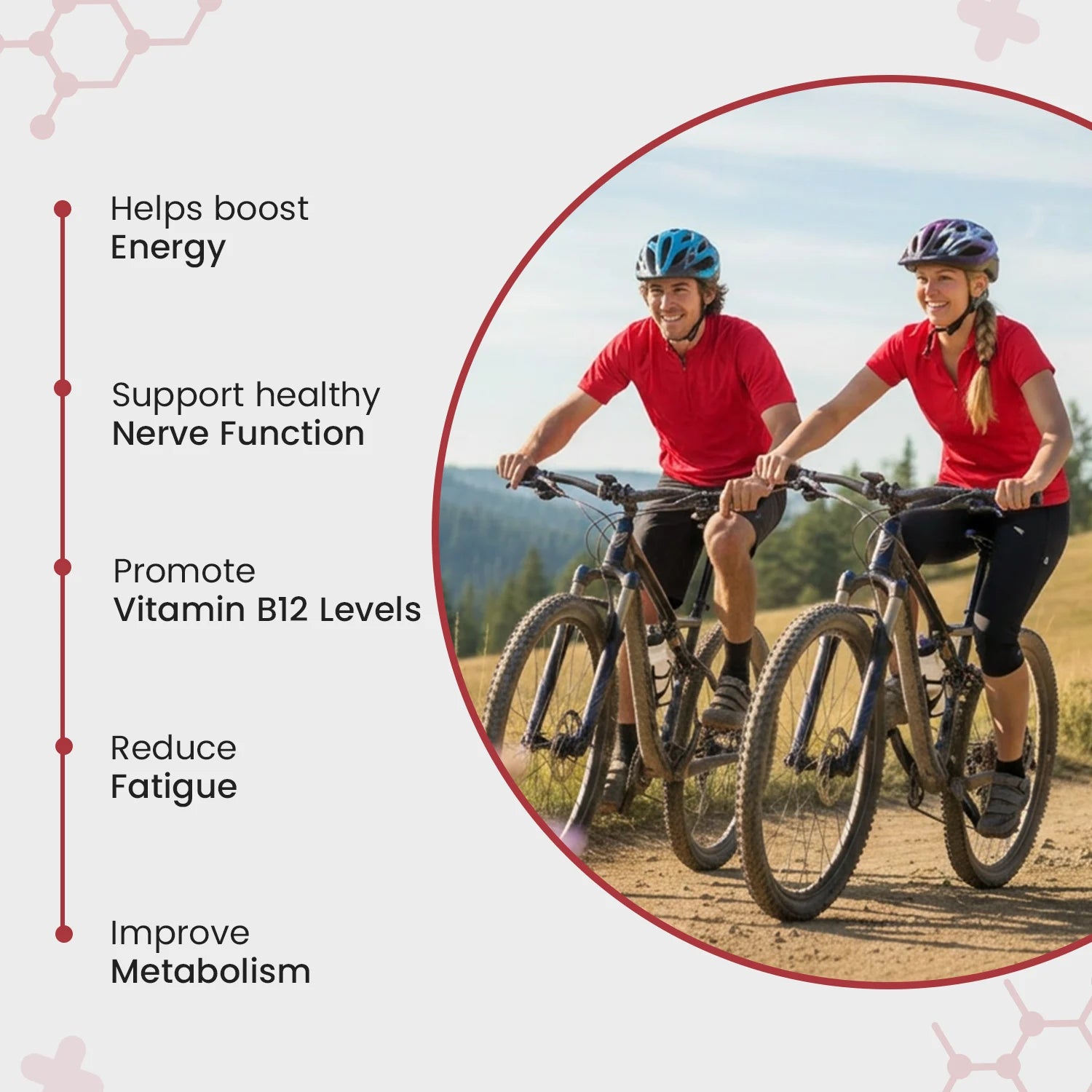 Plant-Based True Vitamin B12 Tablets For Energy & Brain