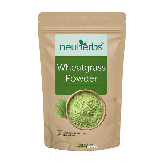 Neuherbs Organic Wheatgrass Powder front pouch view