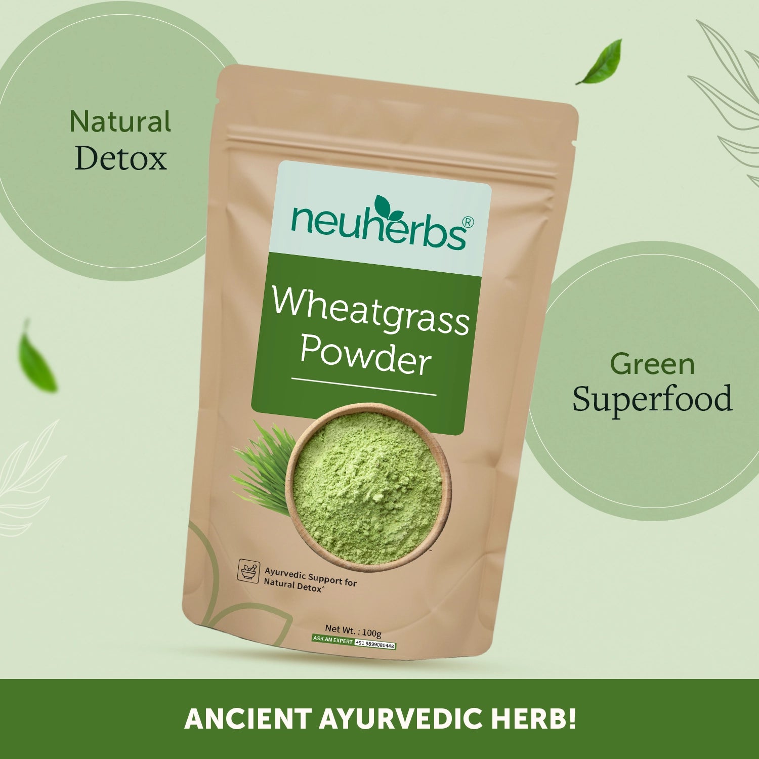 Organic Wheatgrass Powder for Improved Immunity & Digestion image 2