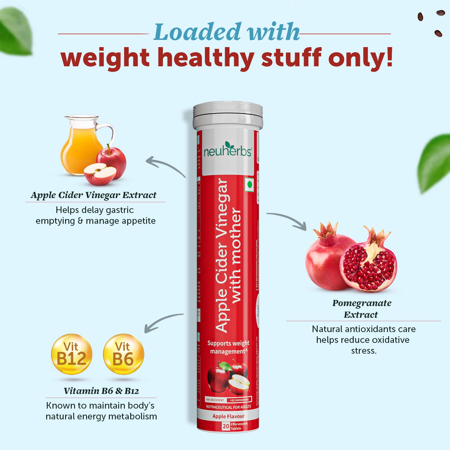 Effervescent Apple Cider Vinegar Tablets