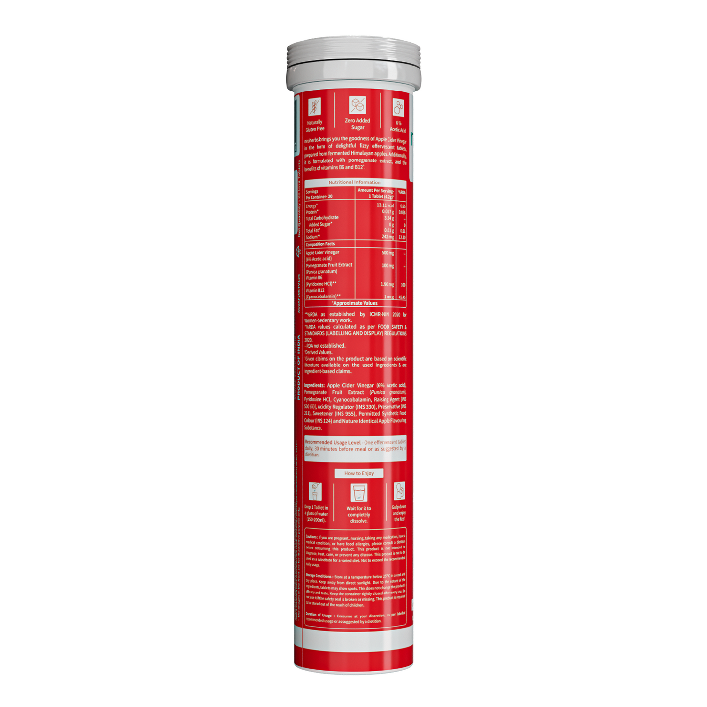 Effervescent Apple Cider Vinegar Tablets