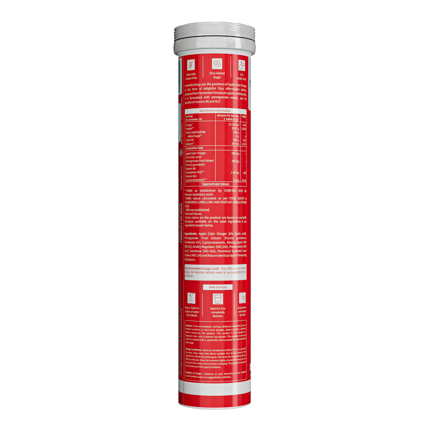 Effervescent Apple Cider Vinegar Tablets image 6