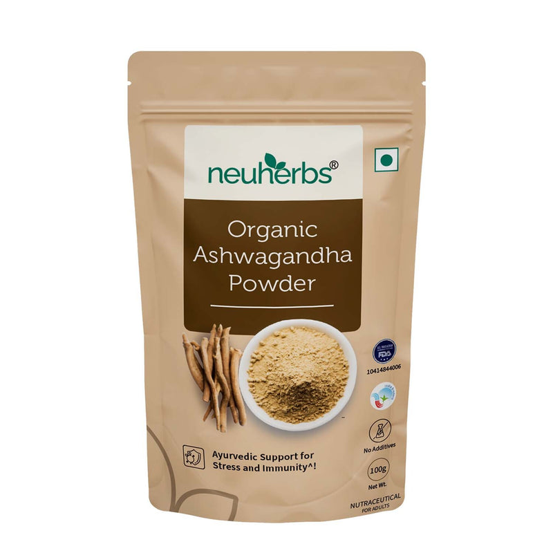 Organic Ashwagandha Powder for men & women to boost energy levels, increase endurance and reduce stress, anxiety, fatigue.