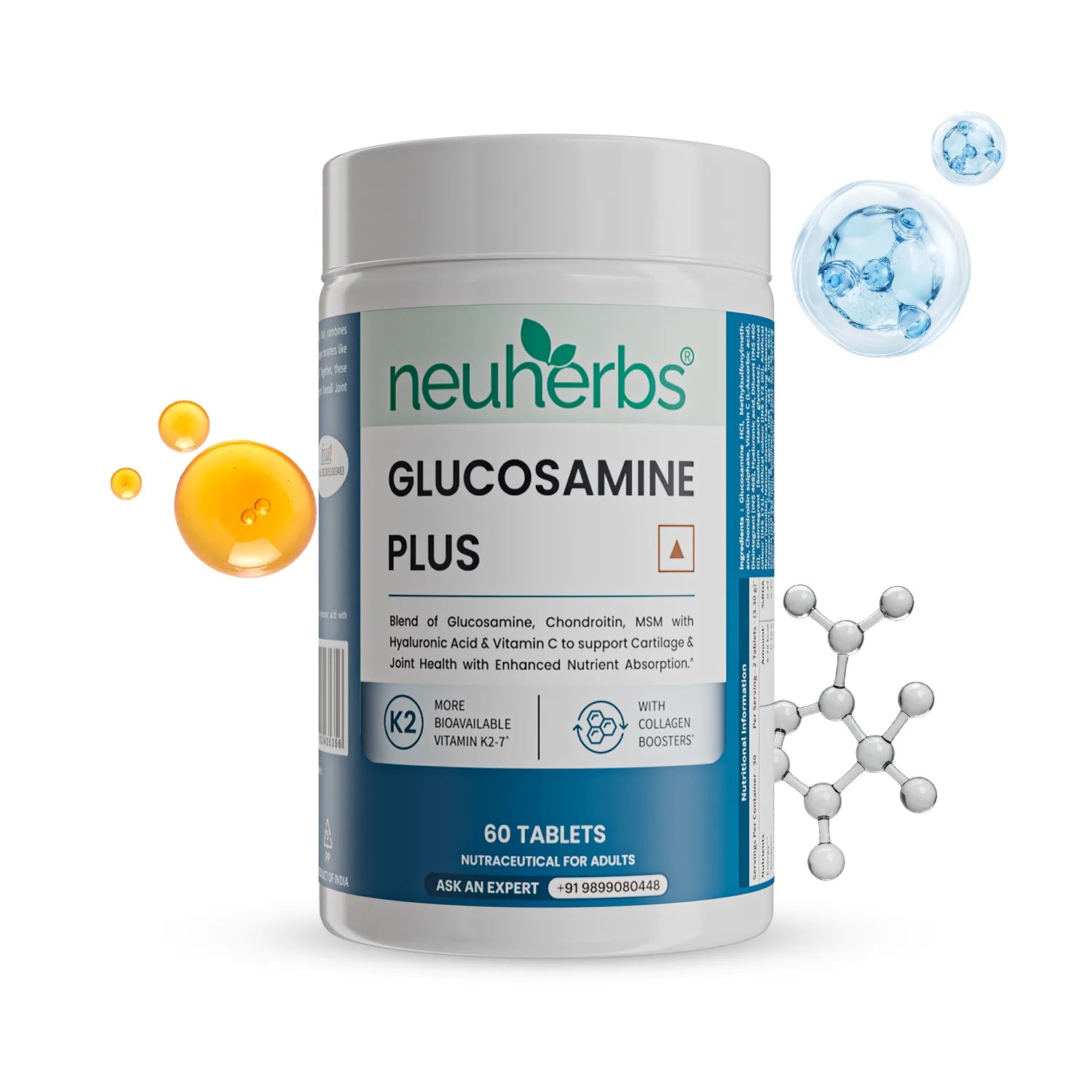 Neuherbs Glucosamine Plus Tablets image 1