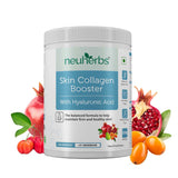 Neuherbs Skin Collagen Booster - Collagen Supplements For Men & Women - Collagen Powder Helps Maintain Glowing Skin - Mixed Fruit Flavour | 210 gm