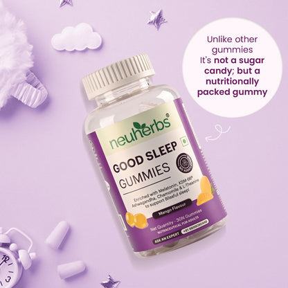 Melatonin Sleep Gummies (Mango Flavour) For Blissful Sleep