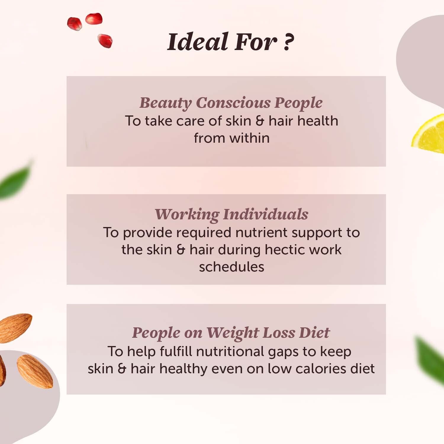 Hair & Skin Vitamins for Glowing Skin & Healthy Hair