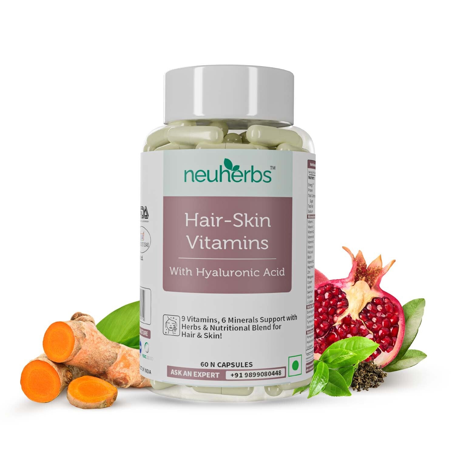 Hair & Skin Vitamins for Glowing Skin & Healthy Hair image 1
