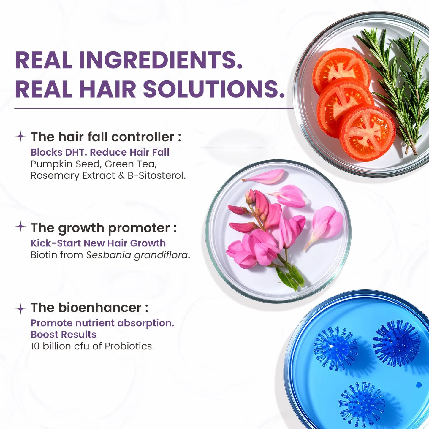 Neuherbs Hair Biotin Capsules - DHT Blocker Hair Supplement