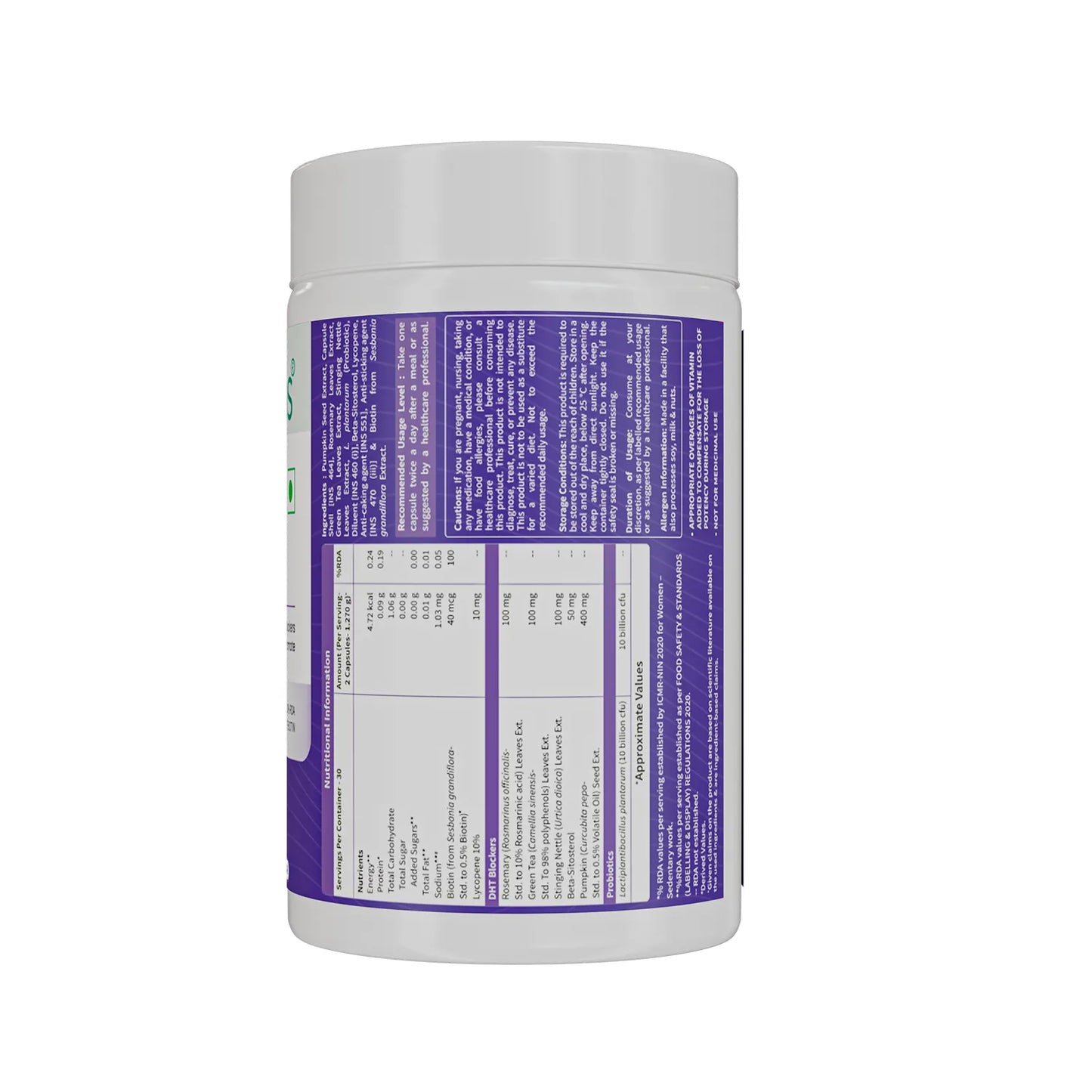 Neuherbs Hair Biotin Capsules - DHT Blocker Hair Supplement