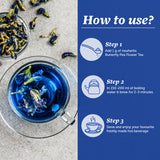 Butterfly Pea Flower Tea for Glowing Skin - 30gm