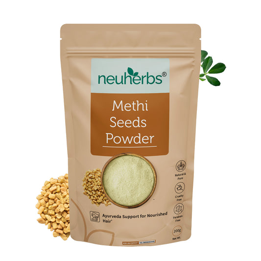 100% Natural Methi Seeds Powder - For Hair Strengthening & Nourishment