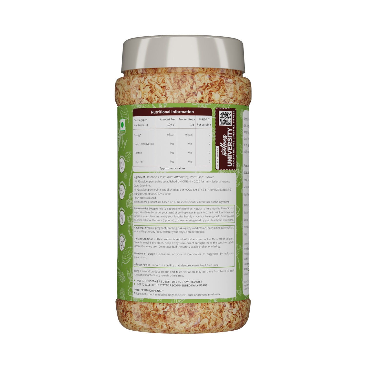 Jasmine Flower Tea For Calm Mind and Body Relaxation - 30 gm image 5