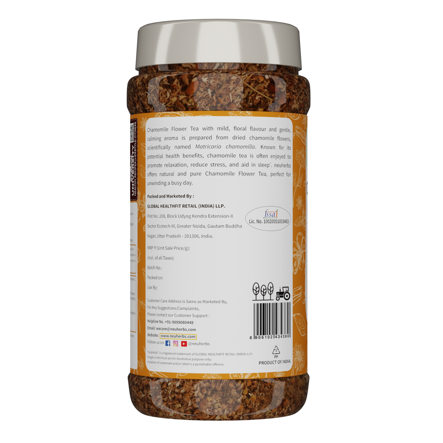 Chamomile Flower Tea For Blissful Sleep and Calm Mind- 30 gm image 7