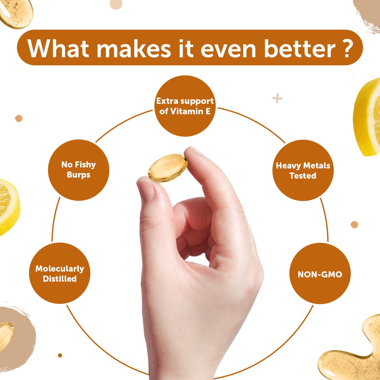 Deep Sea Cod Liver Oil Capsules for Heart & Brain image 5