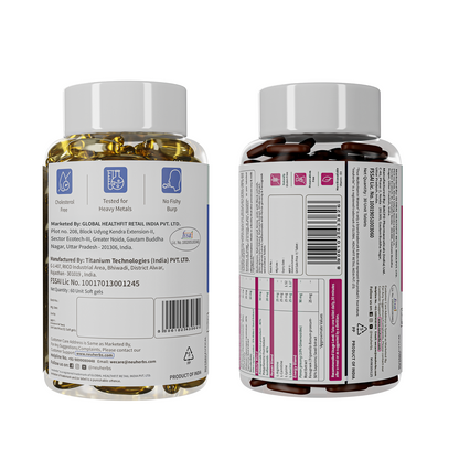 Couple’s Wellness Pack– Deep Sea Fish Oil Omega-3 & Multivitamin Women