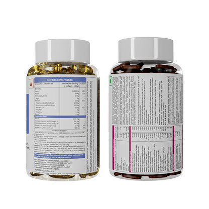 Couple’s Wellness Pack– Deep Sea Fish Oil Omega-3 & Multivitamin Women