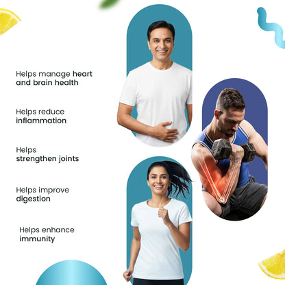 Omega-3 Fish Oil & Daily Probiotics Combo for Heart & Gut Health